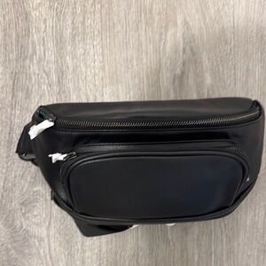 Black diaper fanny pack